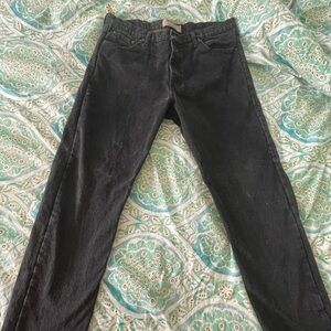 Wrangler Authentics black fleece lined denim 38x32